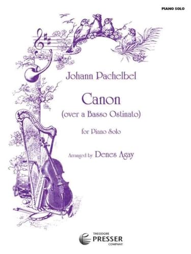 Pachelbel Canon for Piano Arranged by Denes Agay - 5 Pages