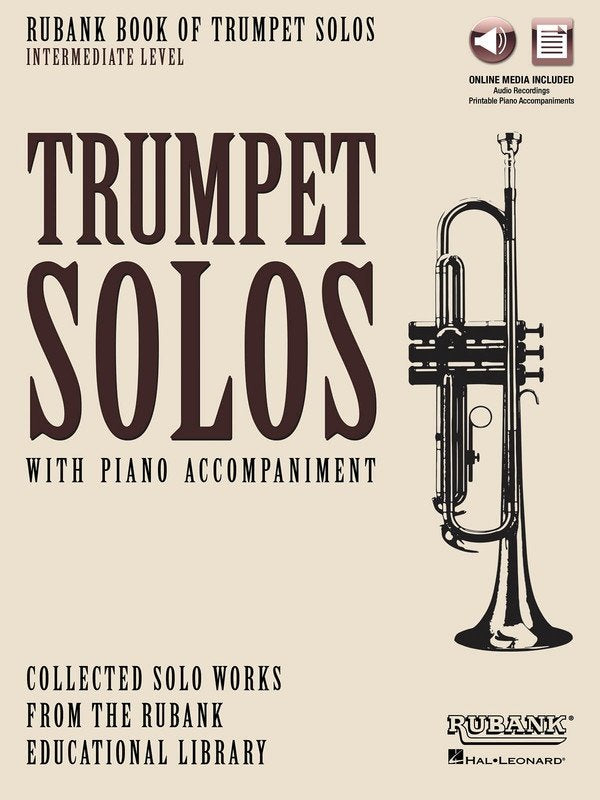 Rubank Book of Trumpet Solos — Intermediate Level, Book/Online Media (Rubank Publications)