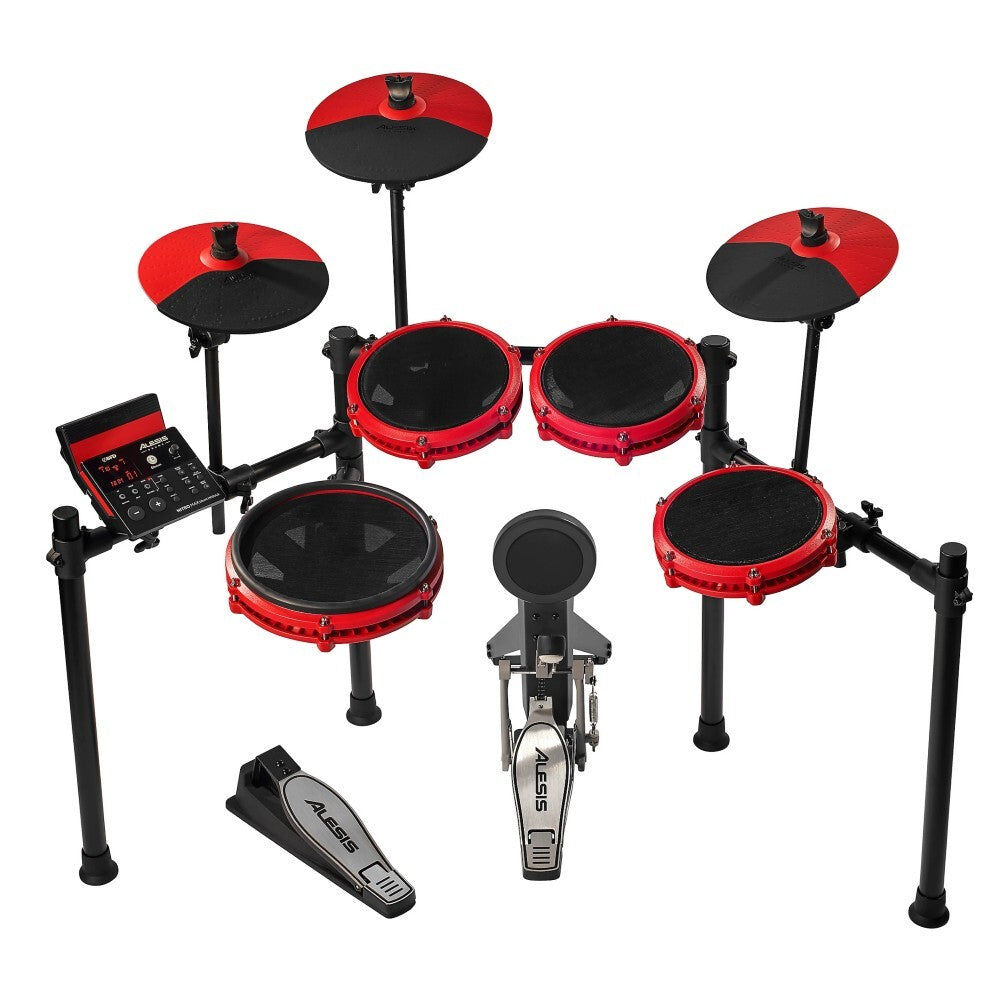 Alesis Nitro Max Electronic Drum Kit with Bluetooth - Red Special Edition — view 12