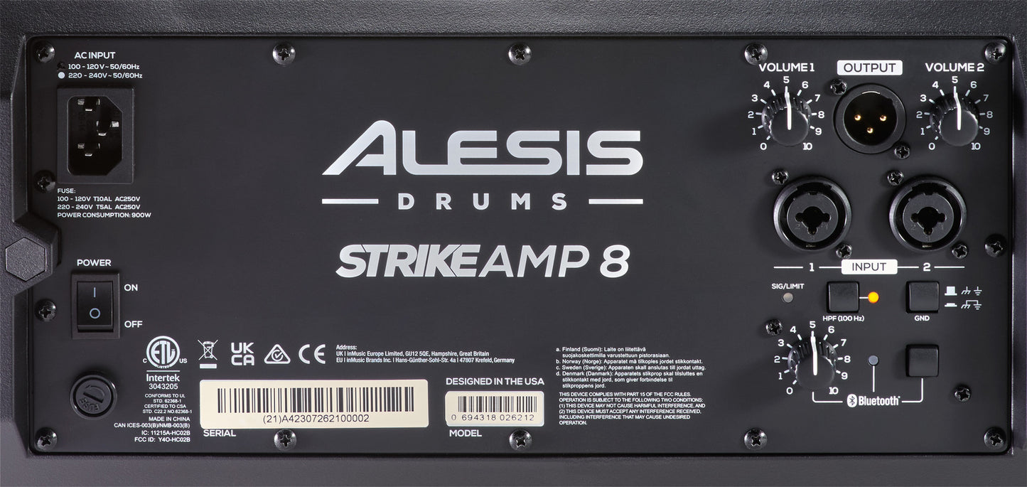 Alesis Strike Amp 8 MK2 2000-Watt Electronic Drum Amplifier with Bluetooth® — view 8
