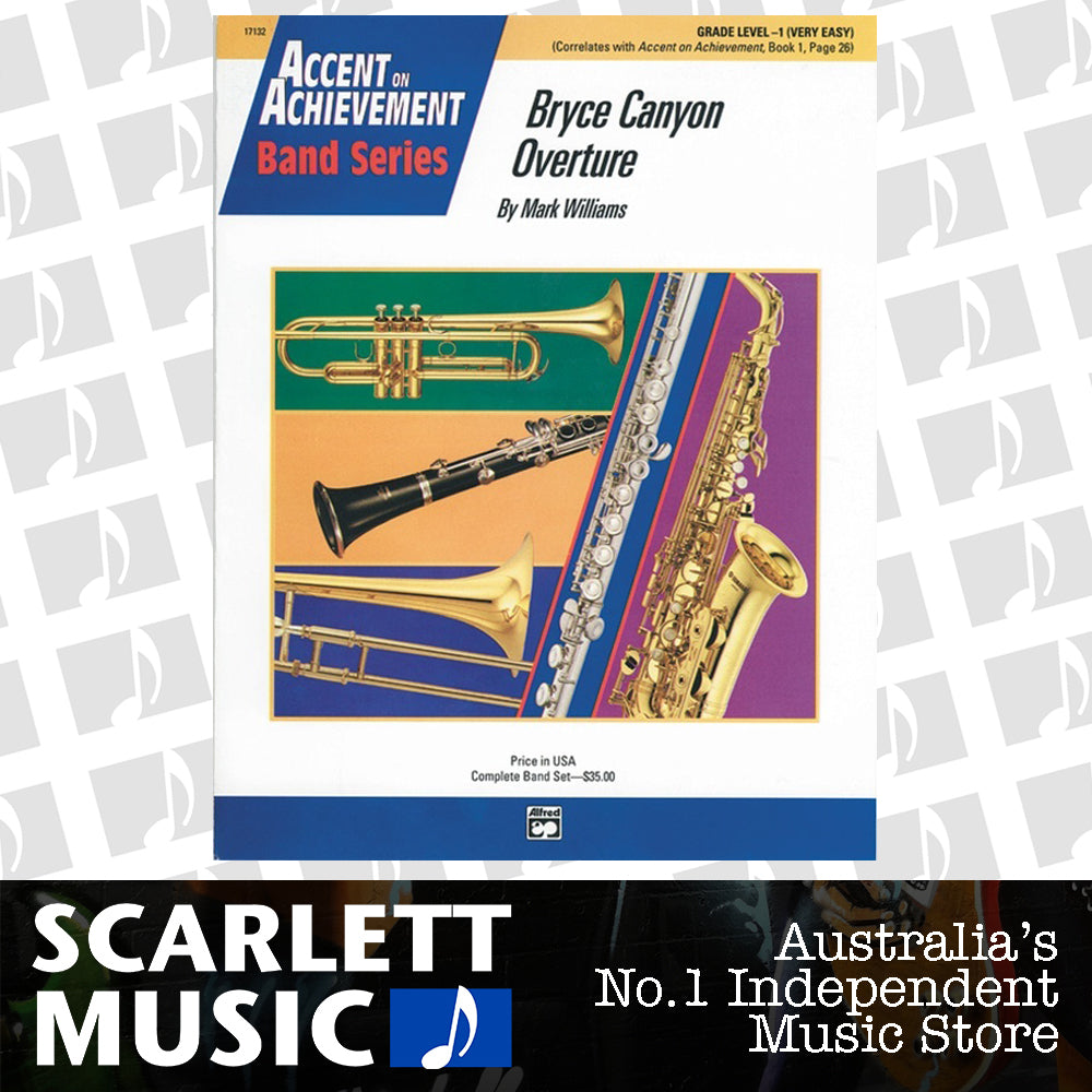 Bryce Canyon Overture Concert Band Sheet Music Grade 1 — view 2