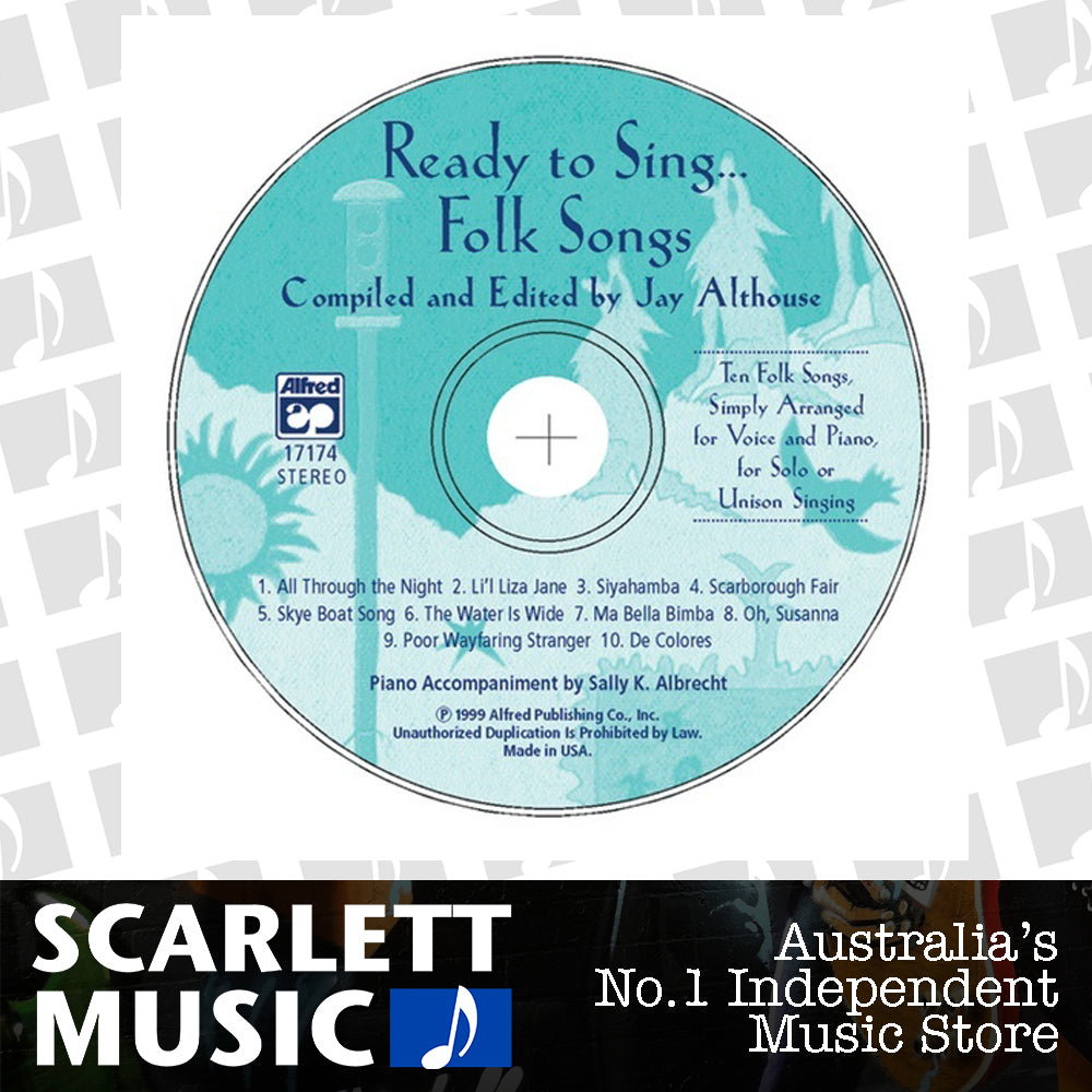 Ready To Sing Folk Songs CD — view 2