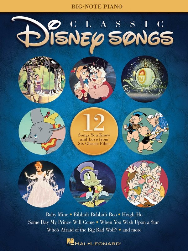 Classic Disney Songs — Big Note Piano (Hal Leonard)