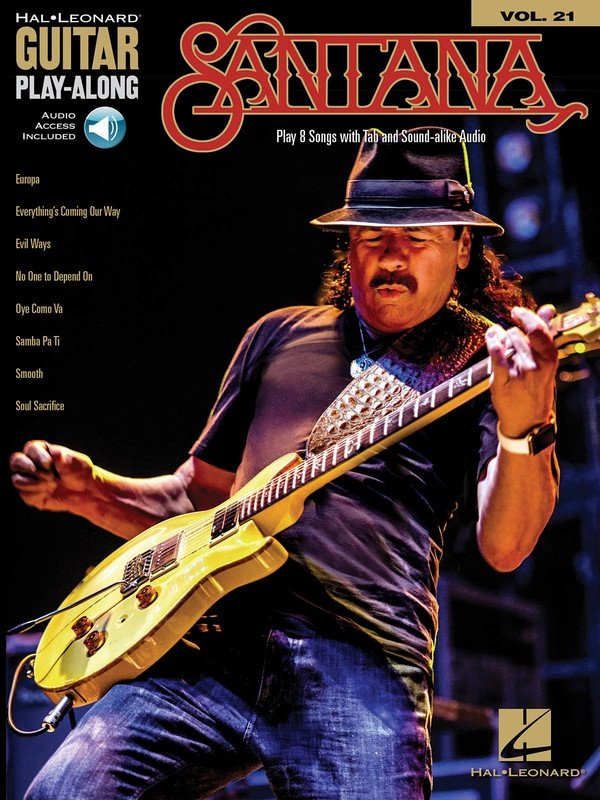 Santana — Guitar Play-Along Vol. 21, Guitar TAB, Book/Online Audio (Hal Leonard)