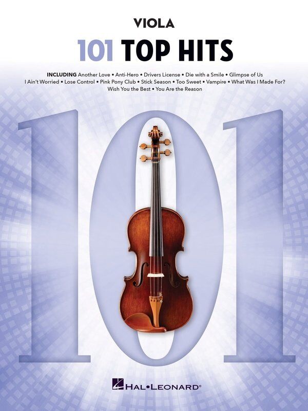 101 Top Hits for Viola by Hal Leonard - 176 Pages