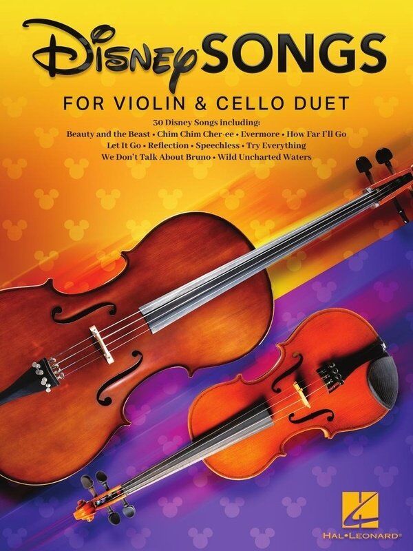 Disney Songs for Violin and Cello Duet by Hal Leonard, 64 Pages, Arranged by Michelle Hynson, String Duo Format