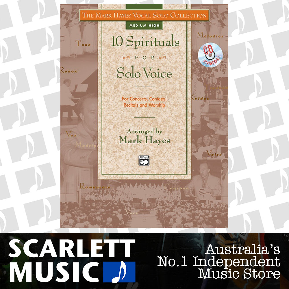 Spirituals 10 for Solo Voice Book 1 Medium/High with CD — view 2