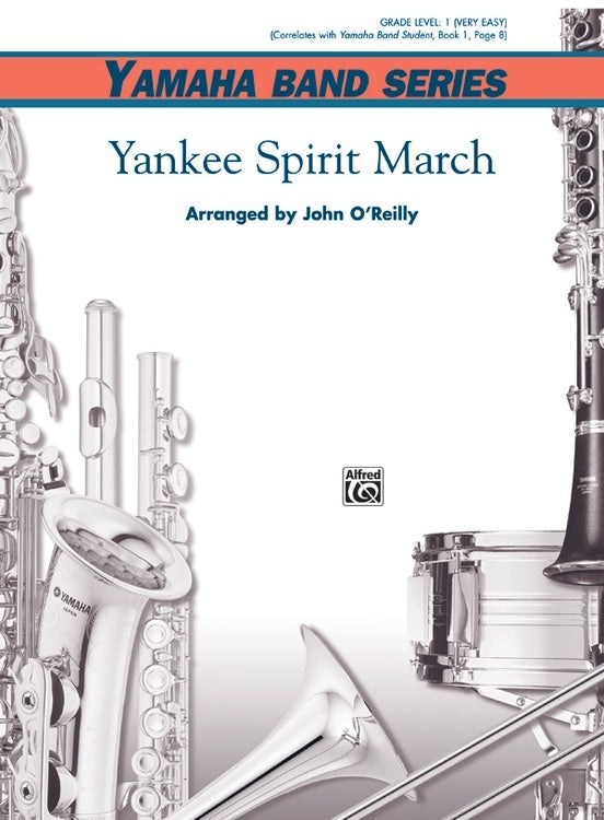 Yankee Spirit March Concert Band Sheet Music Grade 1