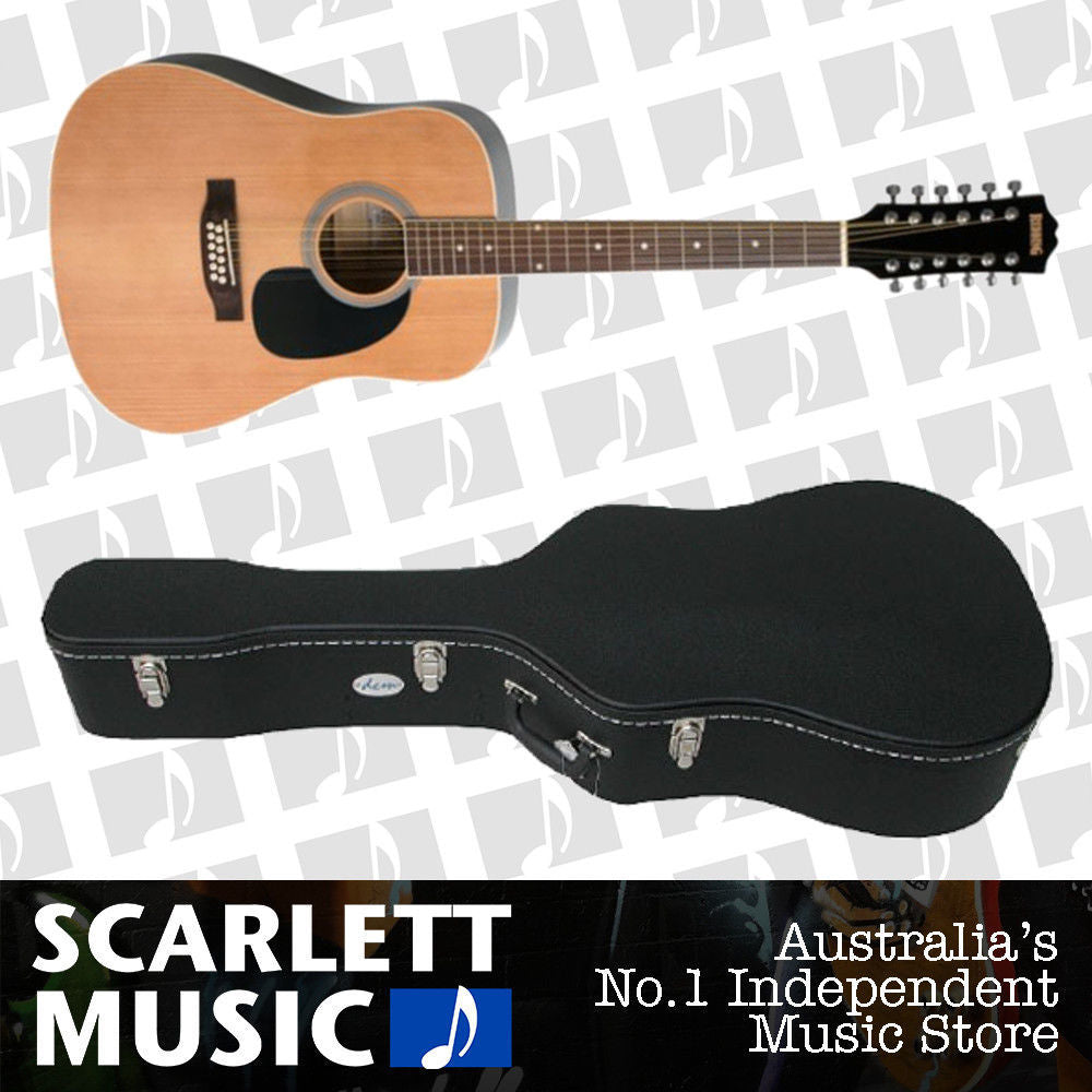 Redding RED-512 12 String Dreadnought Acoustic Guitar with Spruce Top
