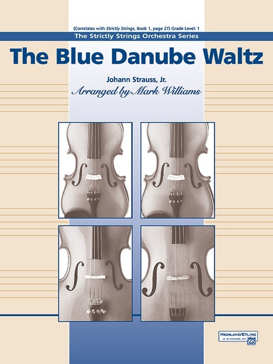 Blue Danube Waltz String Orchestra Sheet Music Grade 1