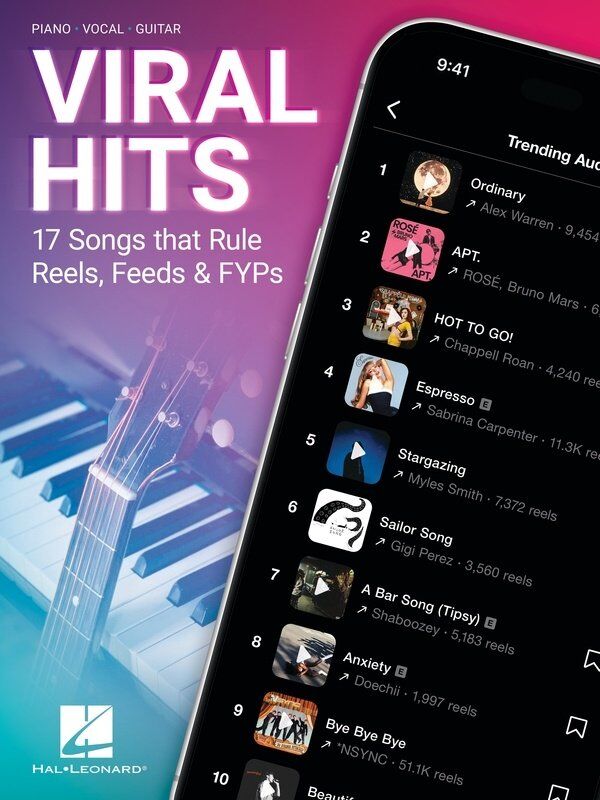 Viral Hits: 17 Songs for Piano & Guitar - Hal Leonard Songbook