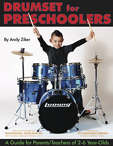 Drumset for Preschoolers with Color Coding Music Notation System