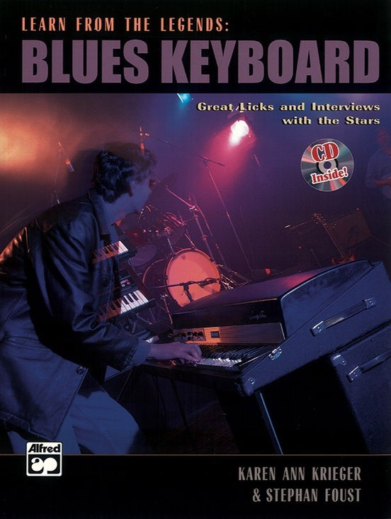 Learn From The Legends Blues Keyboard Book/CD