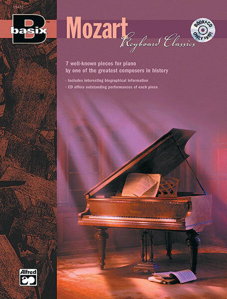 Basix Mozart Keyboard Classics Book with CD