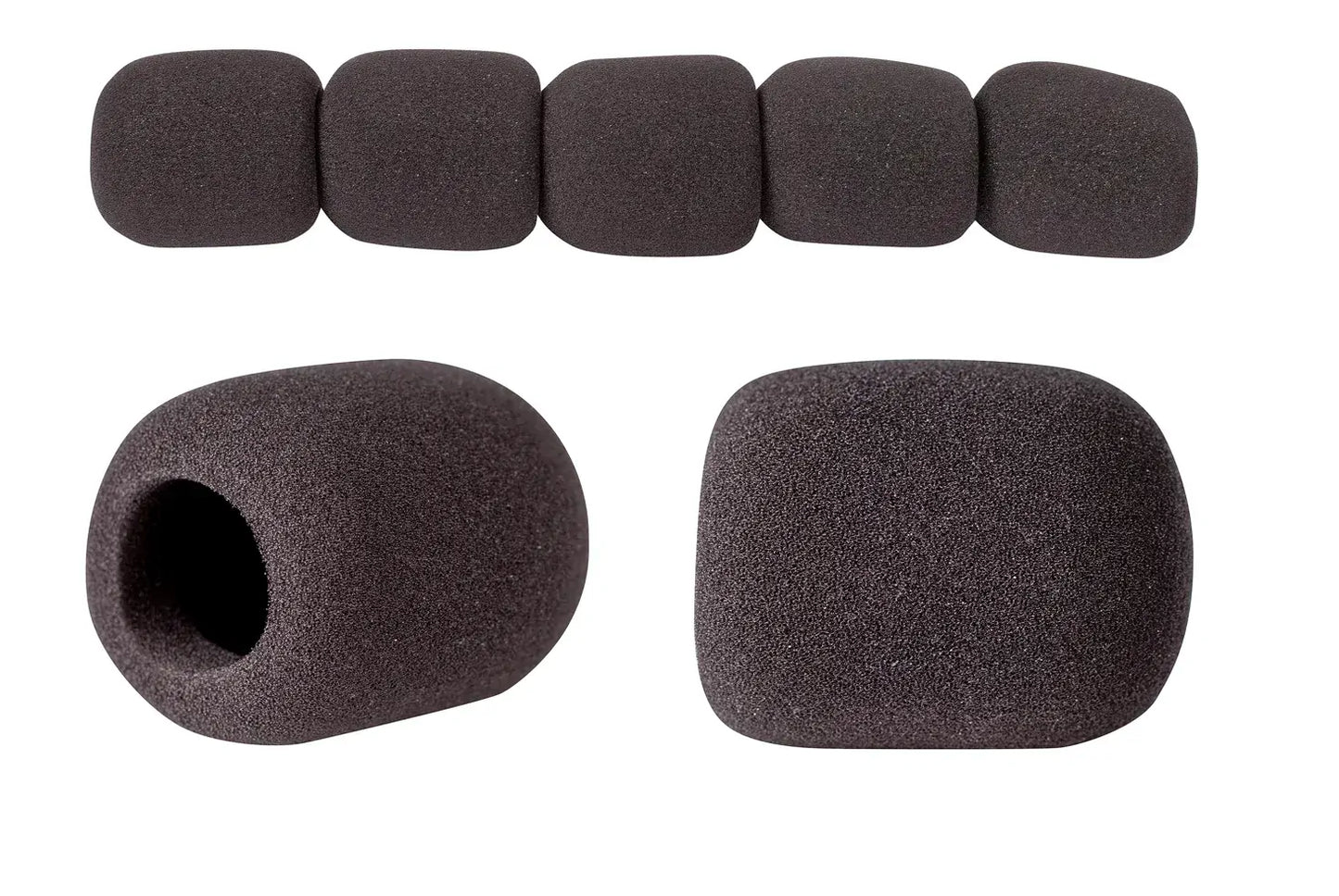 CPK Bag of 5 Mic Windshields - Black
