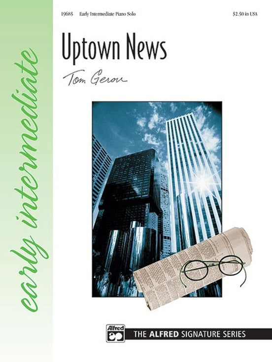 Uptown News Piano Sheet Music Solo