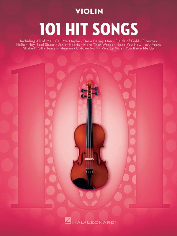 101 Hit Songs for Violin — 101 Instrumental Folios (Hal Leonard)