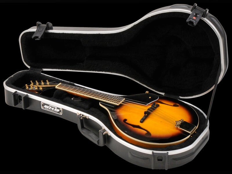 SKB A-Style Mandolin Case (SKB-80A) with EPS Foam Interior, TSA-Approved Latches, and Internal Accessory Compartment — view 2