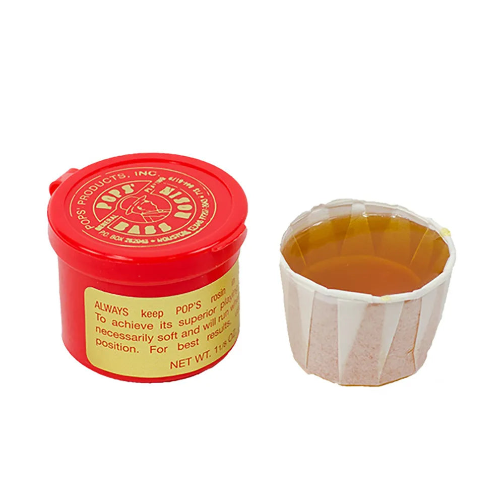 Double Bass Rosin Pops General - Versatile, Soft & Sticky Rosin for All Players, Made in Texas, USA, Includes Air-Tight Container
