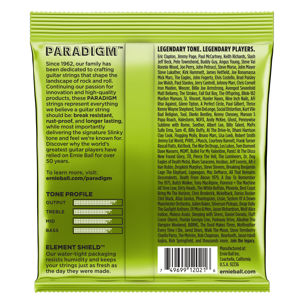 Ernie Ball Regular Slinky Paradigm Electric Guitar Strings — view 2