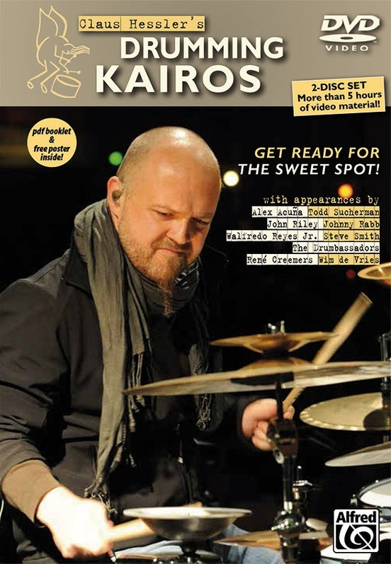 Claus Hesslers Drumming Kairos DVD/Pdf/Poster