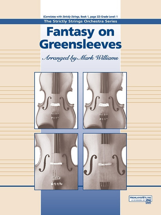 Fantasy On Greensleeves String Orchestra Gr 1