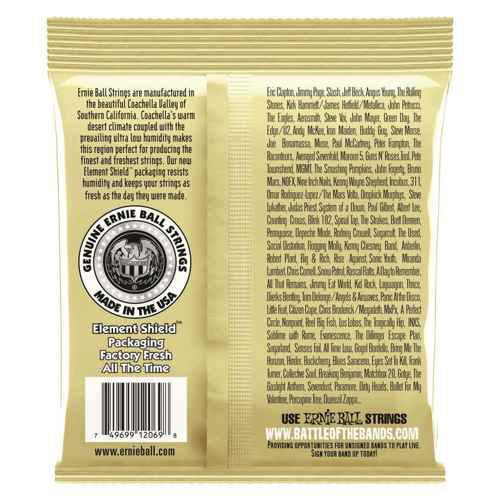 Ernie Ball Earthwood 80-20 Bronze Nylon Ball End Guitar Strings (28-42) — view 2