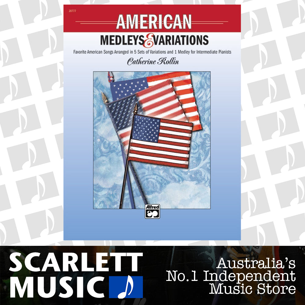 American Medley and Variations Piano Sheet Music — view 2