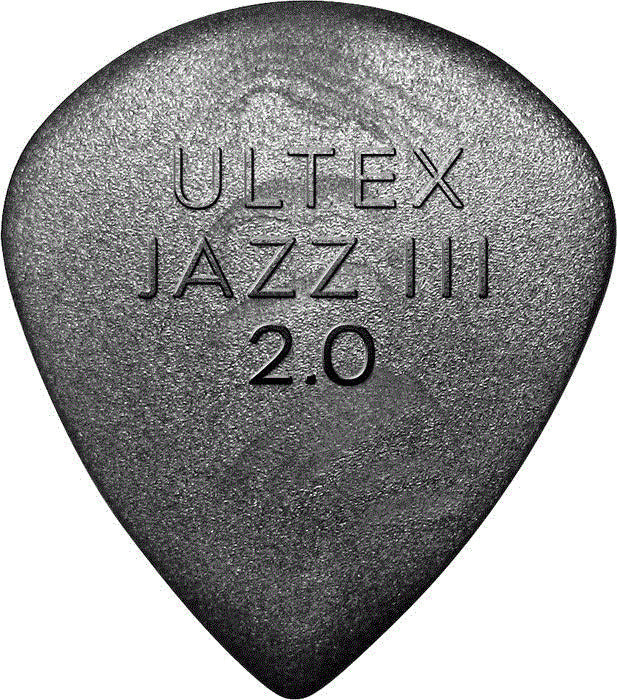 12 x Jim Dunlop Jazz III Ultex 2.0 Guitar Picks 427R Free Shipping