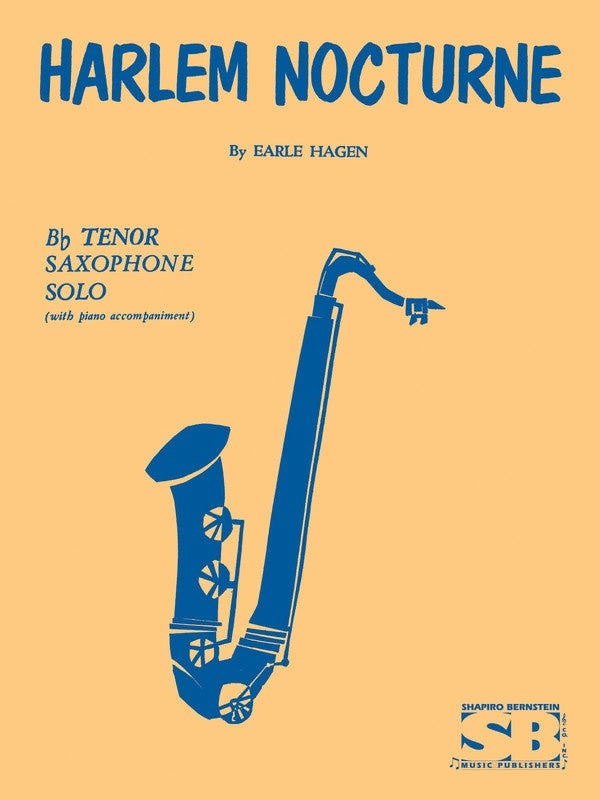 Harlem Nocturne Ed Haring Tenor Sax/Piano (Softcover Book)