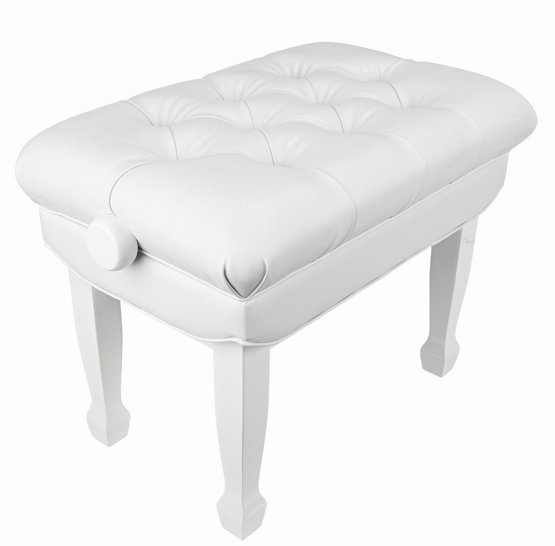 Beale BPB330 Deluxe Grand Piano Bench Adjustable White — view 2
