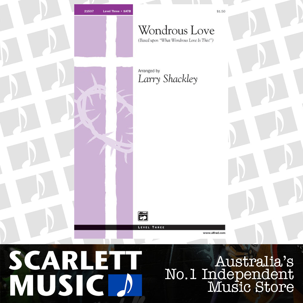 Wondrous Love SATB Choral Sheet Music — view 2
