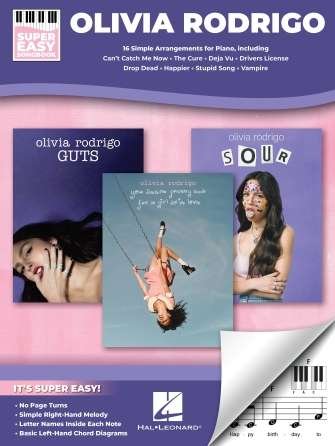 Olivia Rodrigo Super Easy Songbook (Hal Leonard)