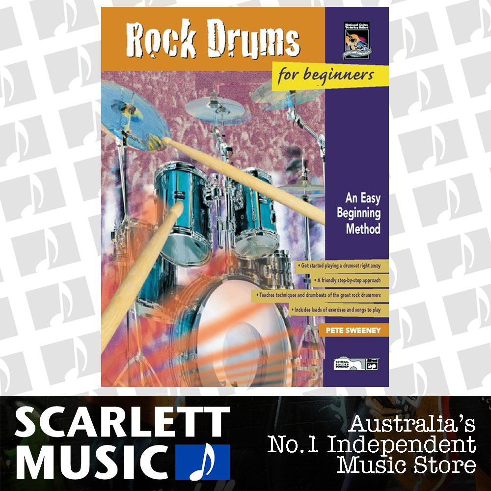 Rock Drums For Beginners 1/2 Book/DVD — view 2