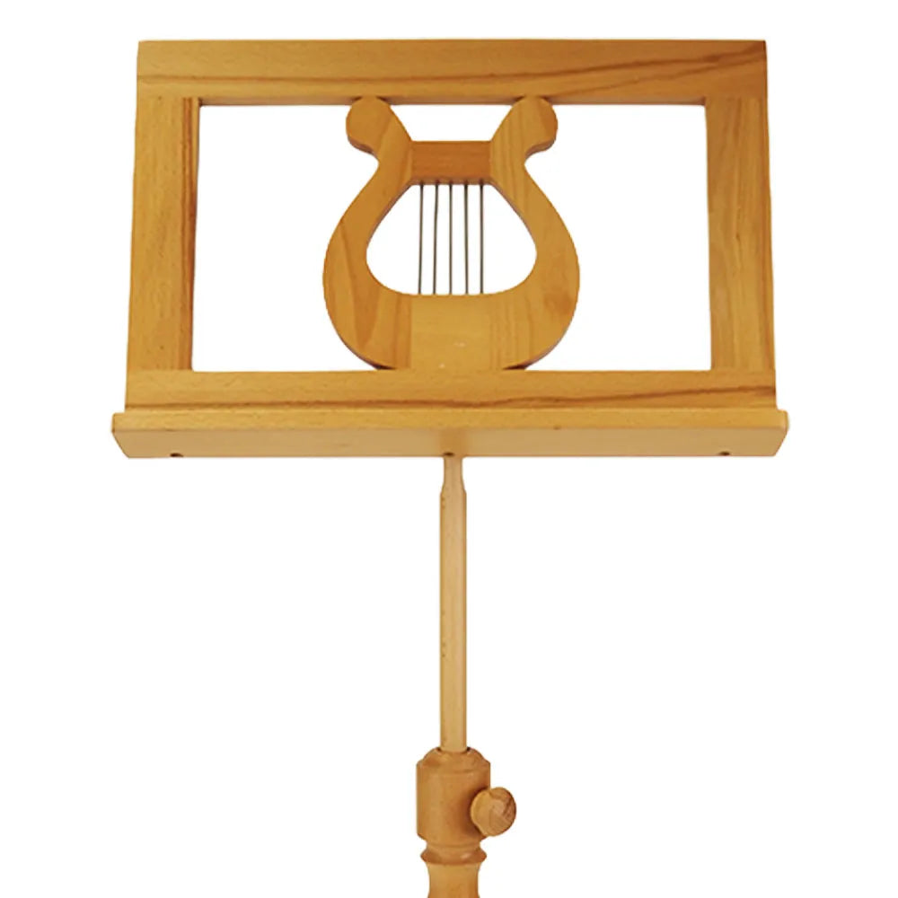 Beechwood Regency Music Stand, Adjustable Height and Tilt, 122-165cm, 46cm W x 32cm H Book Shelf, 4.5kg — view 3