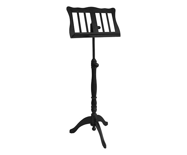 Music Stand-Wooden Tripod Base-Black