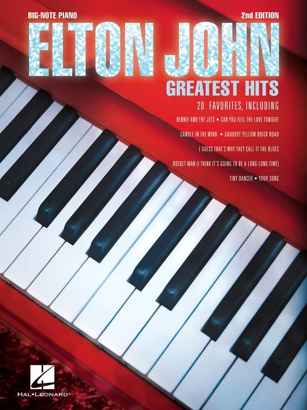 Elton John Greatest Hits — Big Note Piano (Hal Leonard)