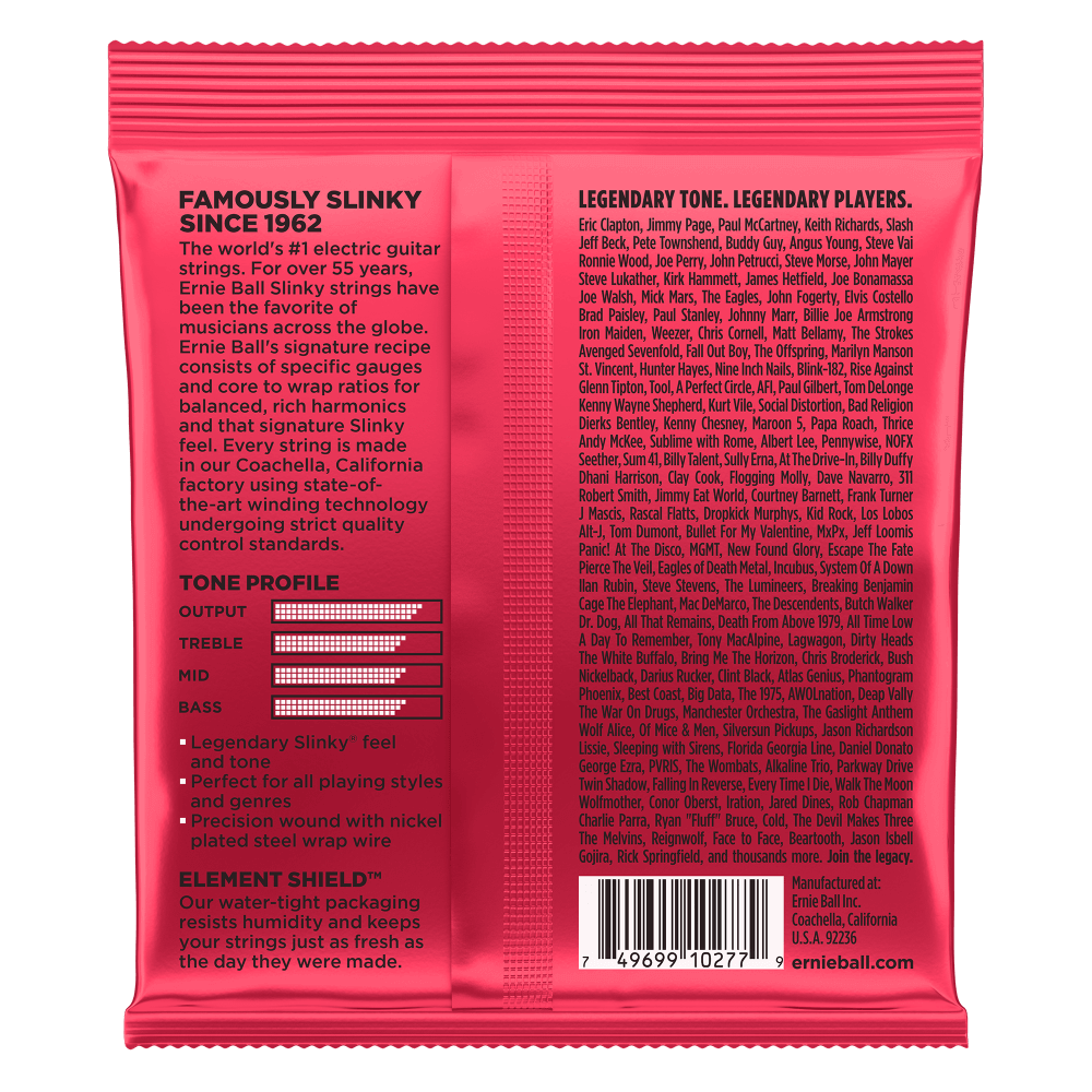 Ernie Ball Burly Slinky Nickelwound Electric Guitar Strings, 11-52 Gauge — view 2