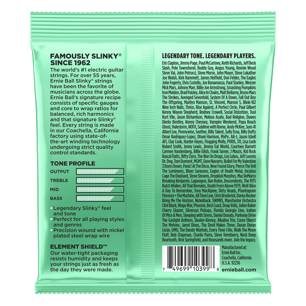 Ernie Ball Hyper Slinky Nickel Wound Electric Guitar Strings 8 - 42 Gauge — view 2