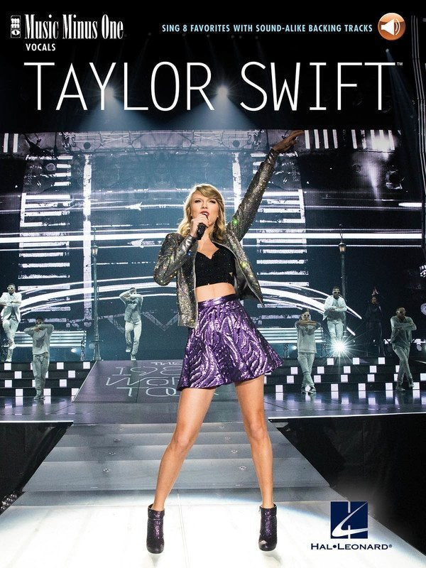 Taylor Swift: Sing 8 Favorites — Music Minus One, Book/Online Audio (Hal Leonard)