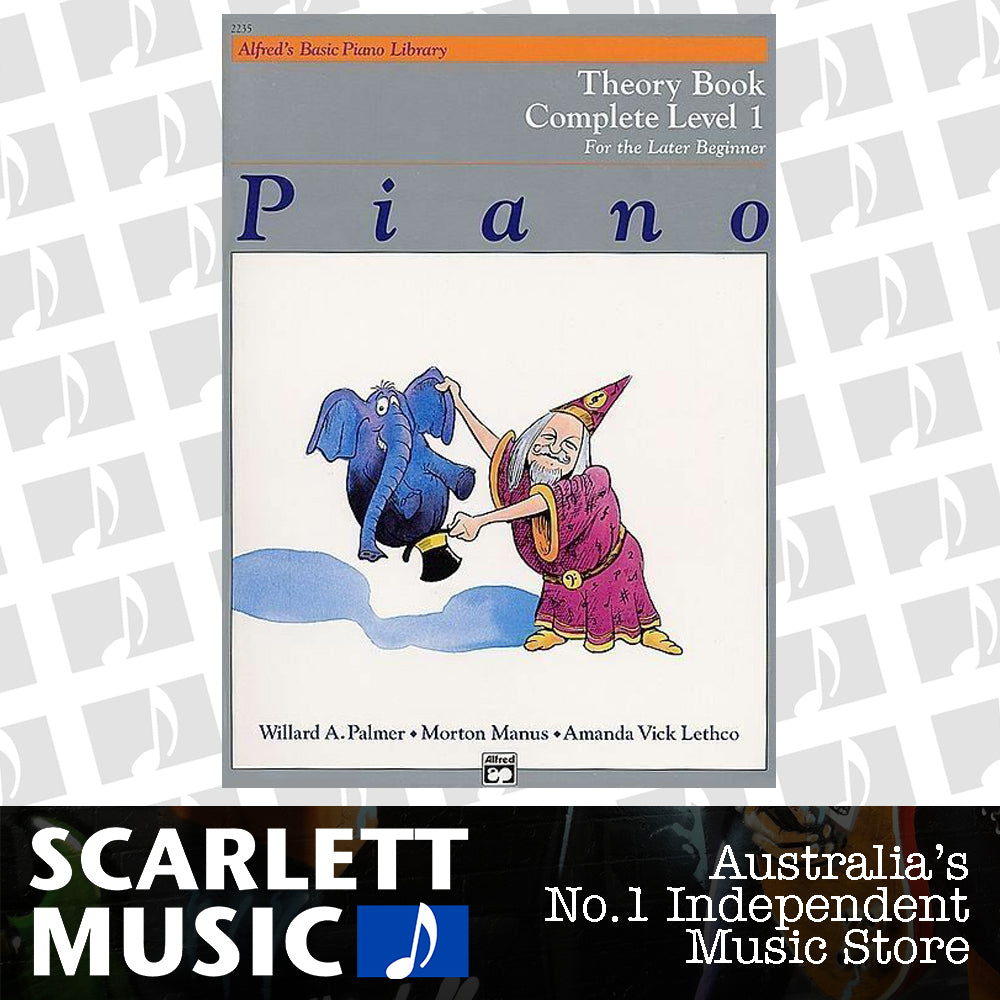 Alfred's Basic Piano Library Course Theory Complete Level 1 Book — view 2