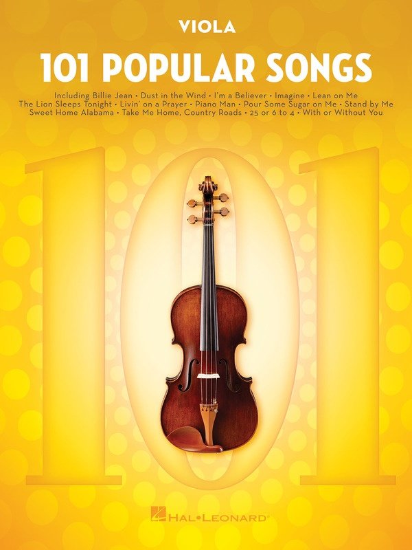 101 Popular Songs For Viola (Hal Leonard)