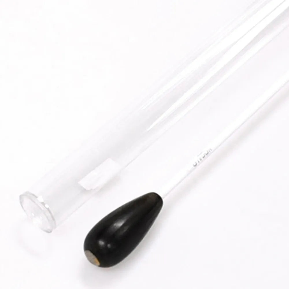 Hogalo Conductor Baton with Ebony Handle 15in - 380mm, Protective Tube, Made in Taiwan