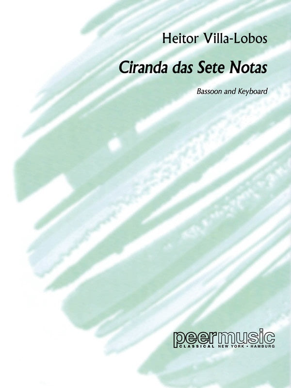 Ciranda Das Sete Notas Bassoon Piano (Softcover Book)