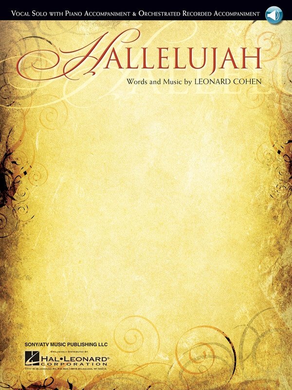 Hallelujah — Piano/Vocal Sheet Music with Online Accompaniment (Hal Leonard)