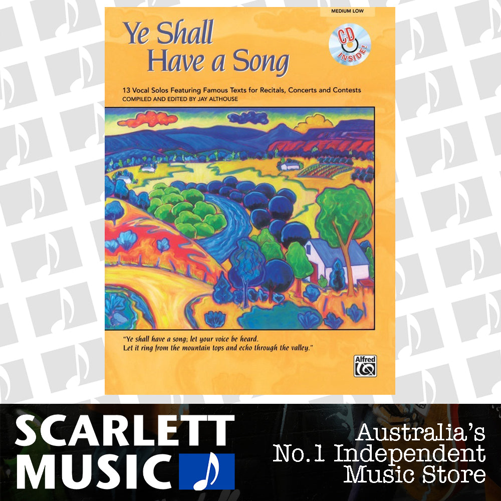 Ye Shall Have a Song Medium-Low Voice Book with CD — view 2
