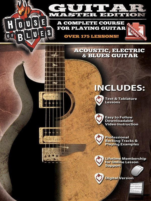 House of Blues Guitar Master Edition — Book/Online Video (Rock House)