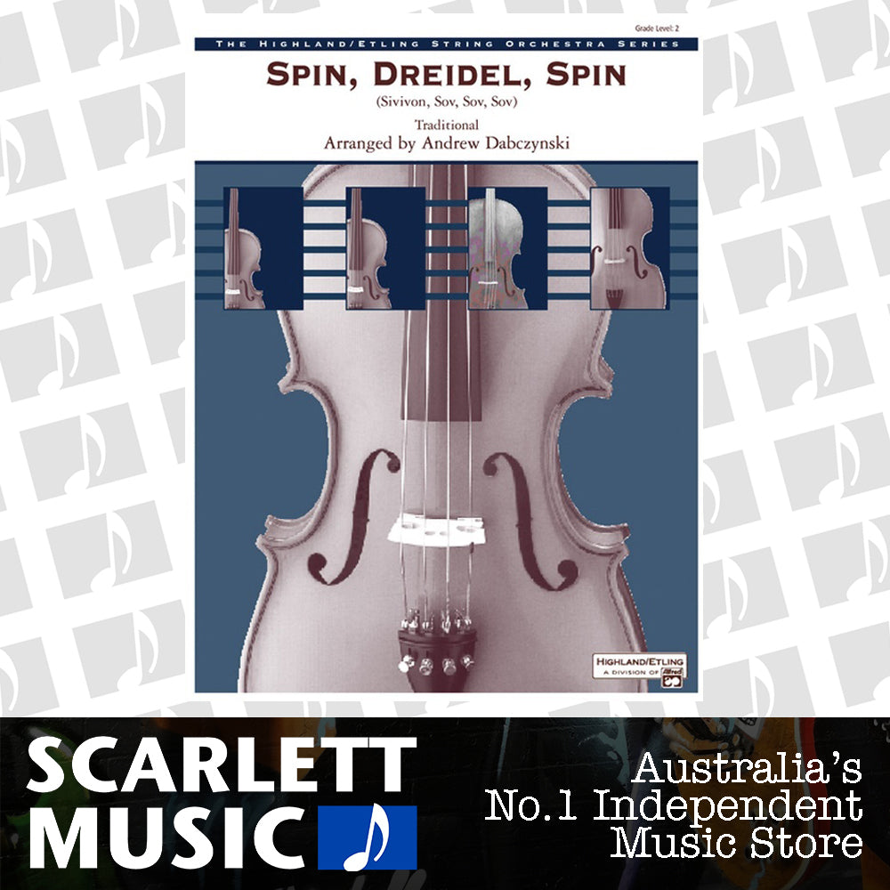 Spin Dreidel Spin String Orchestra Sheet Music — view 2