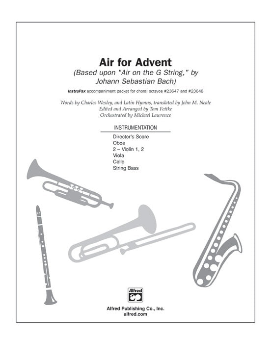 Air for Advent Instrupax Choral Sheet Music and Accompaniments