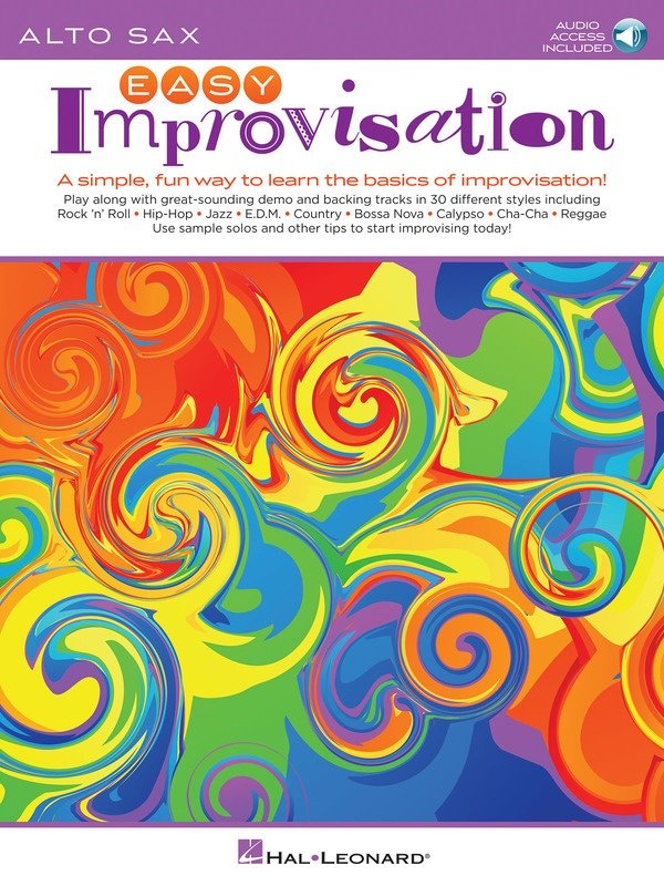 Easy Improvisation for Alto Saxophone Book